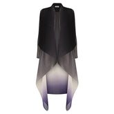 ALQUEMA |  COLLARE COAT & DRESS - JET TO BLANC
